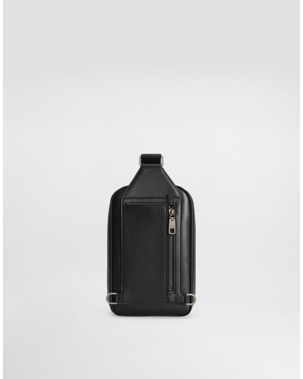 Dolce & Gabbana Gürteltasche Aus Kalbsleder Mit Relieflogo in Black für Herren