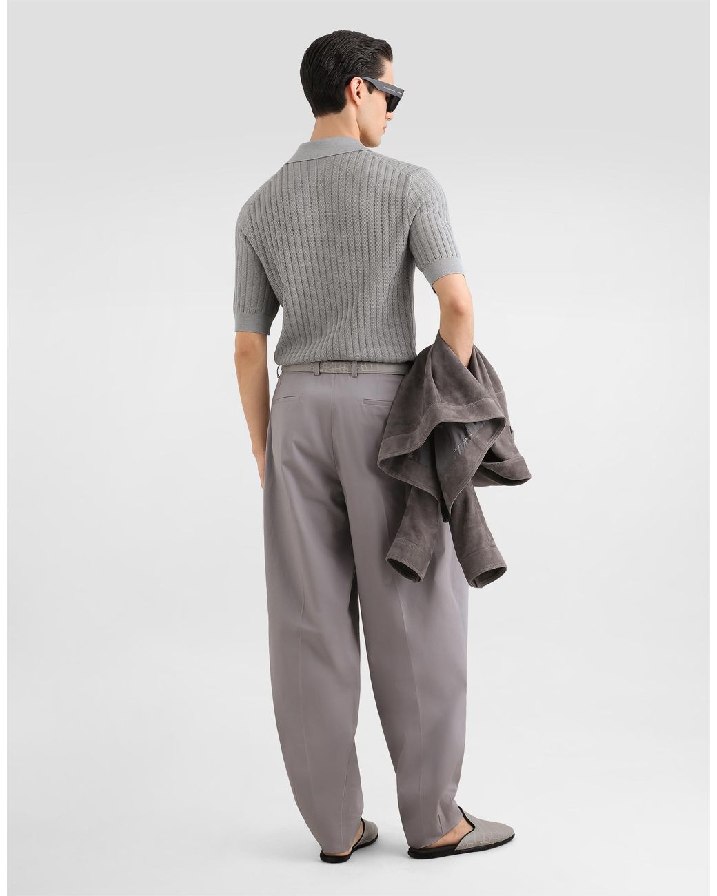 Dolce & Gabbana Gray Polo M/C for men