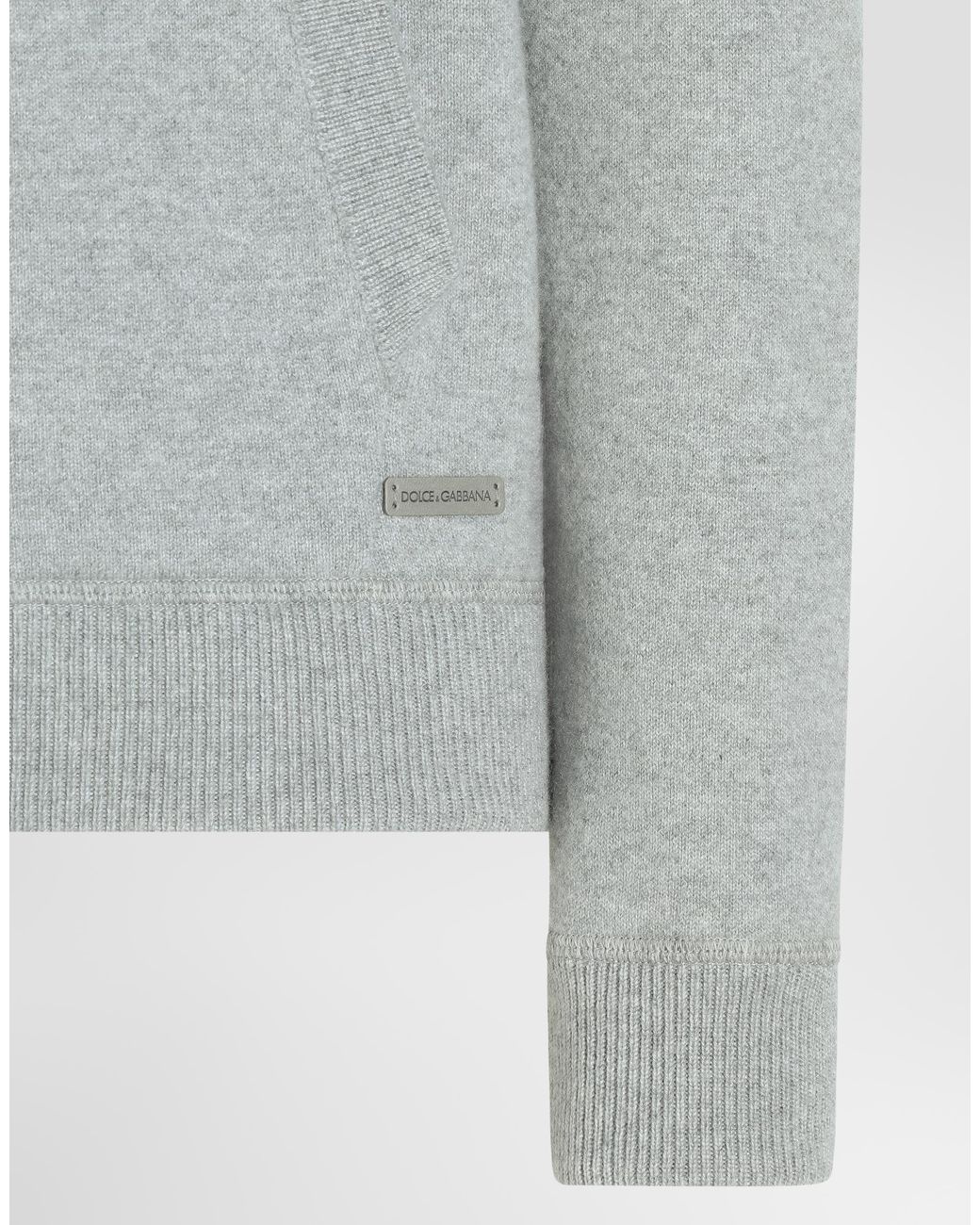 Dolce & Gabbana Blue Wool Pullover for men