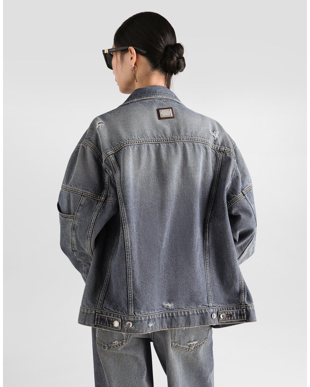 Dolce & Gabbana Gray Denim Jacket�