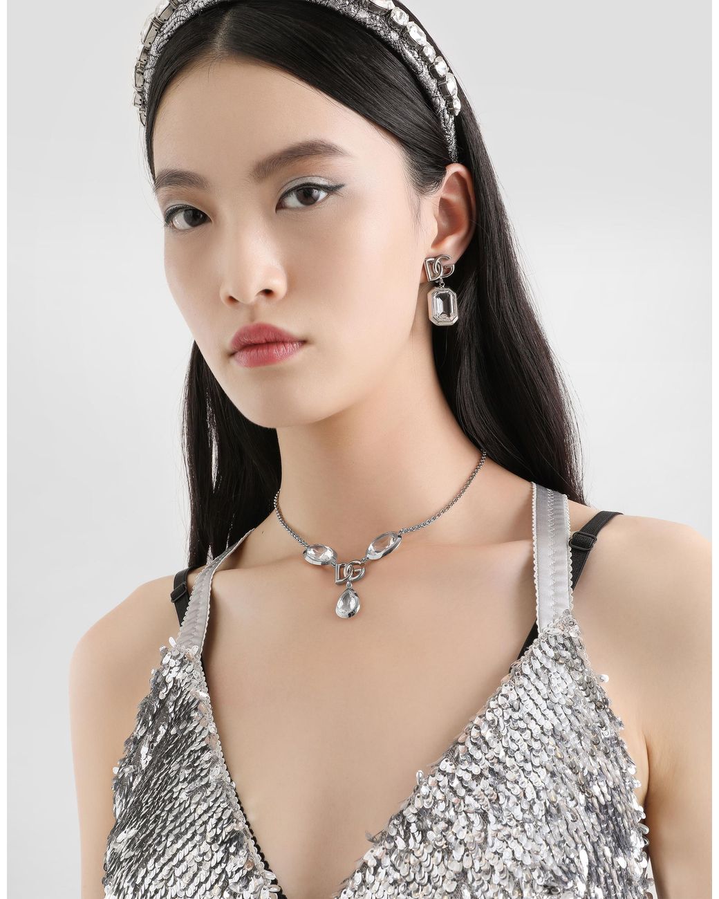 Dolce & Gabbana White Holiday Necklace