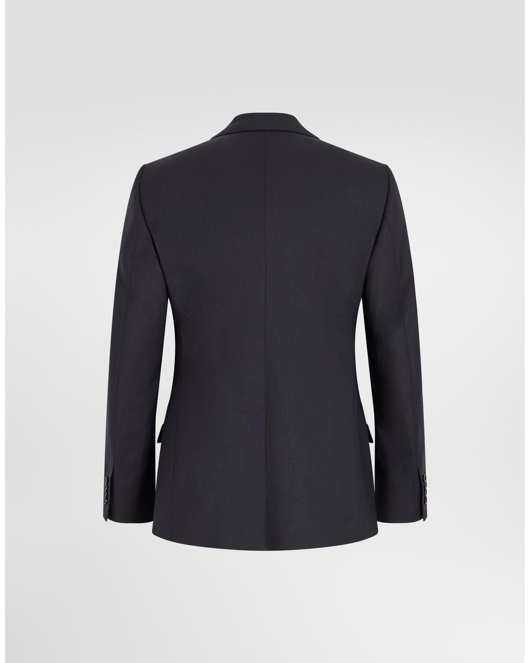 Dolce & Gabbana Blue Double-Breasted Martini Light Wool Gabardine Suit for men