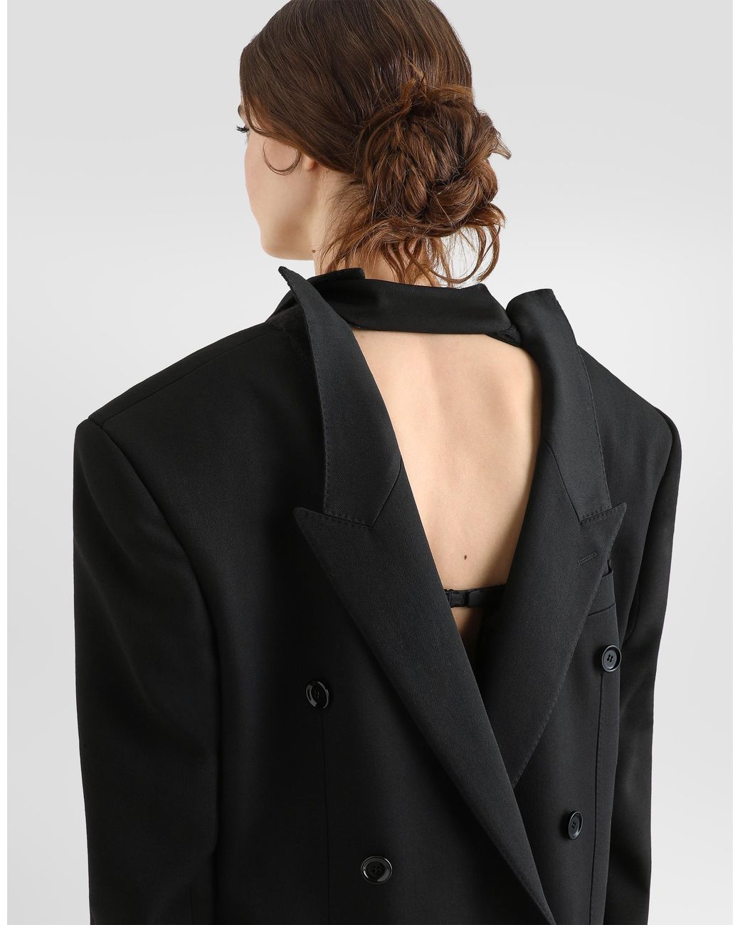 Dolce & Gabbana Black Double-Breasted Jacket
