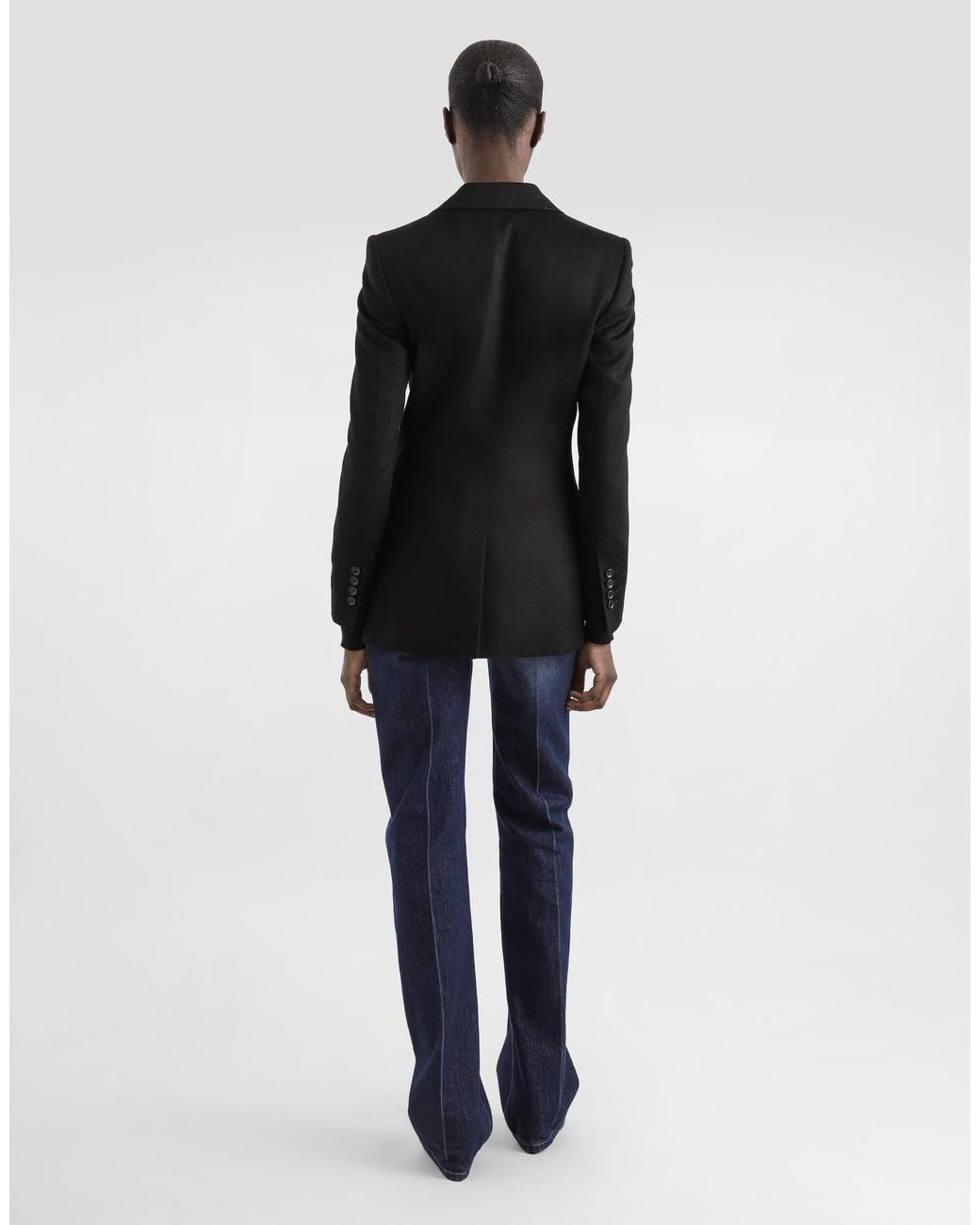 Dolce & Gabbana Black Single-Breasted Jacket