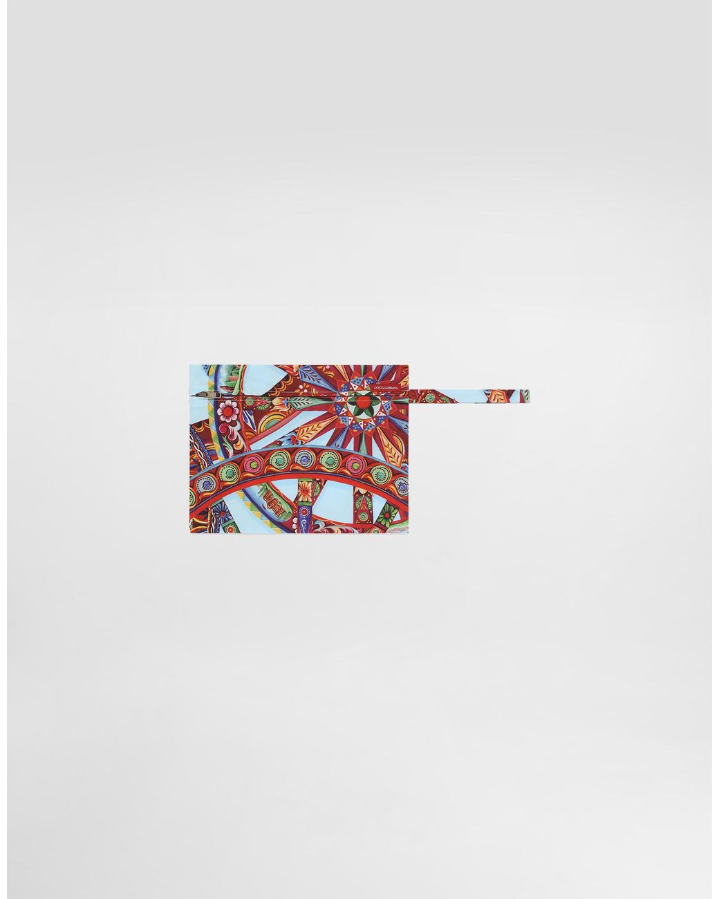 Dolce & Gabbana White Carretto-Print Swim Boxer Shorts for men