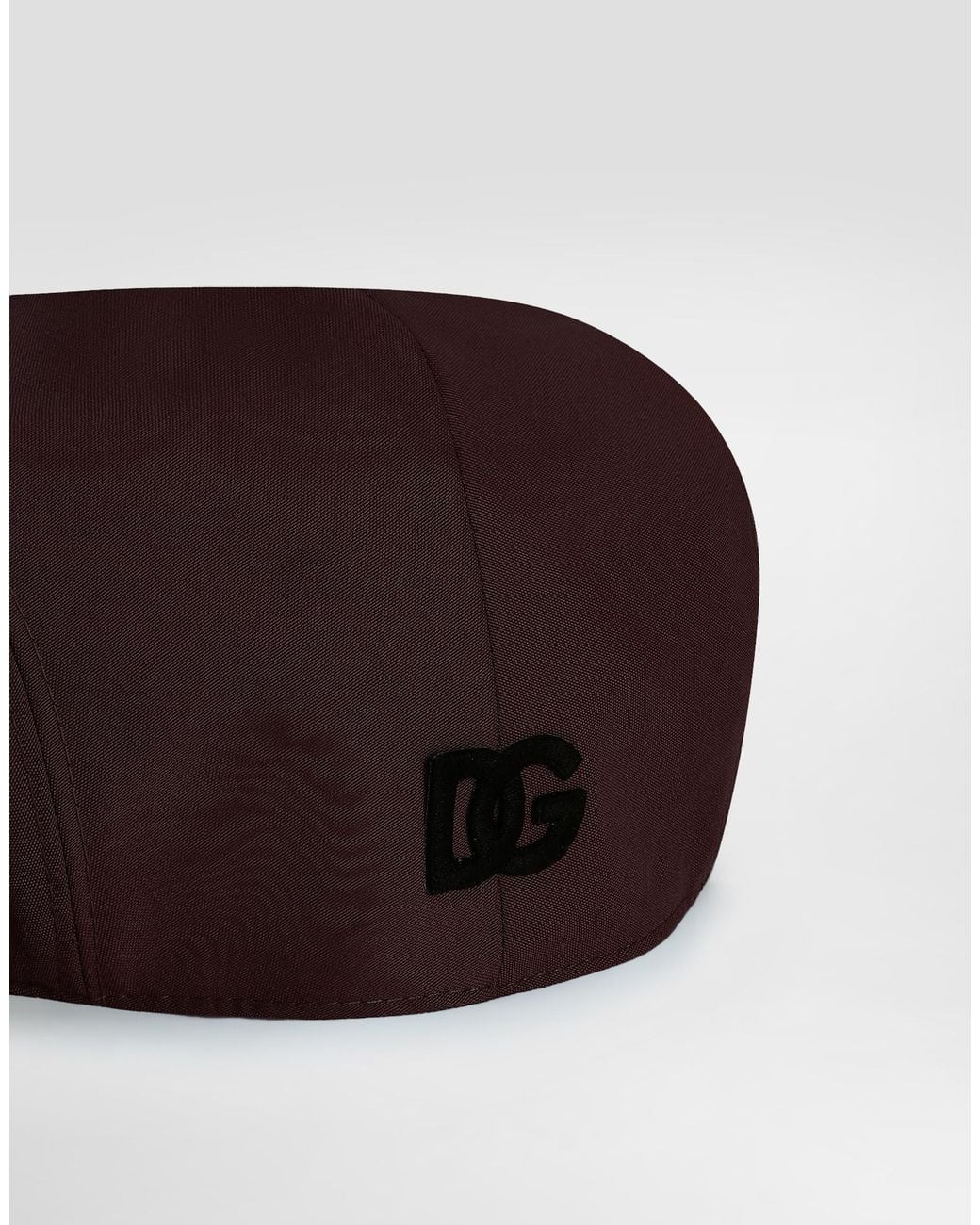 Dolce & Gabbana Brown Wool Poplin Flat Cap for men