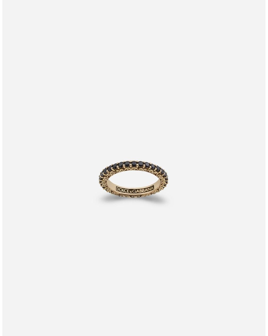 Dolce & Gabbana White Barocco Ring