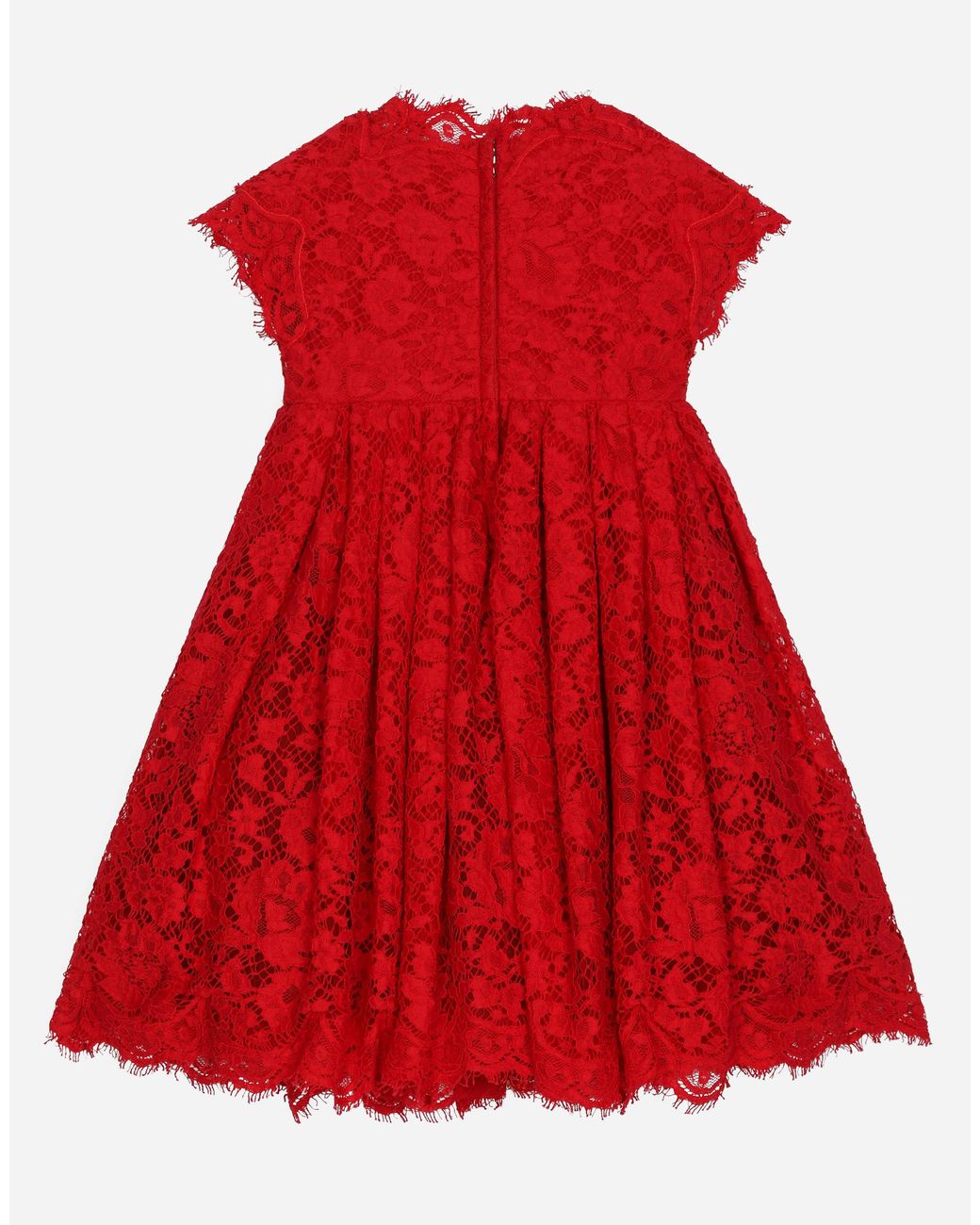 Dolce & Gabbana Cordonette Lace Dress With Embroidered Jewel