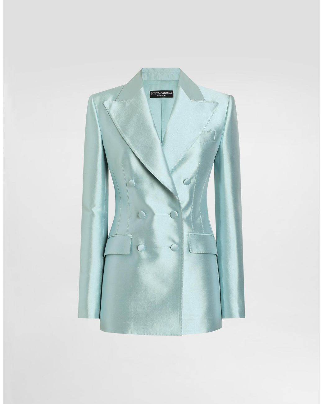 Dolce & Gabbana Blue Double-Breasted Jacket