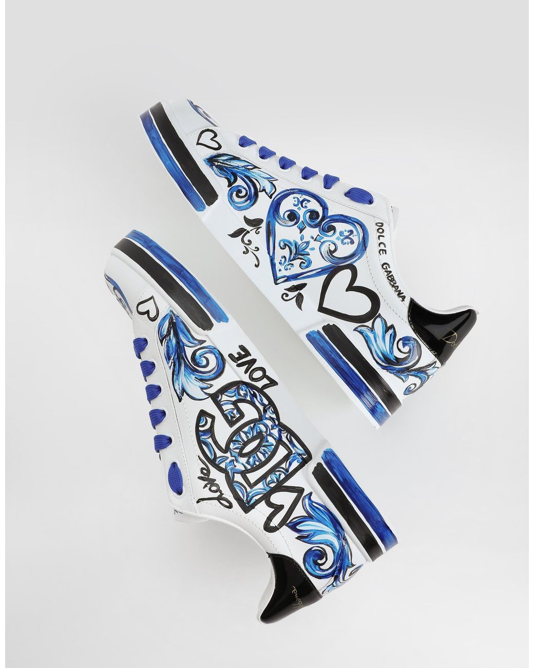 Dolce & Gabbana Blue Limited Edition Portofino Light Sneaker