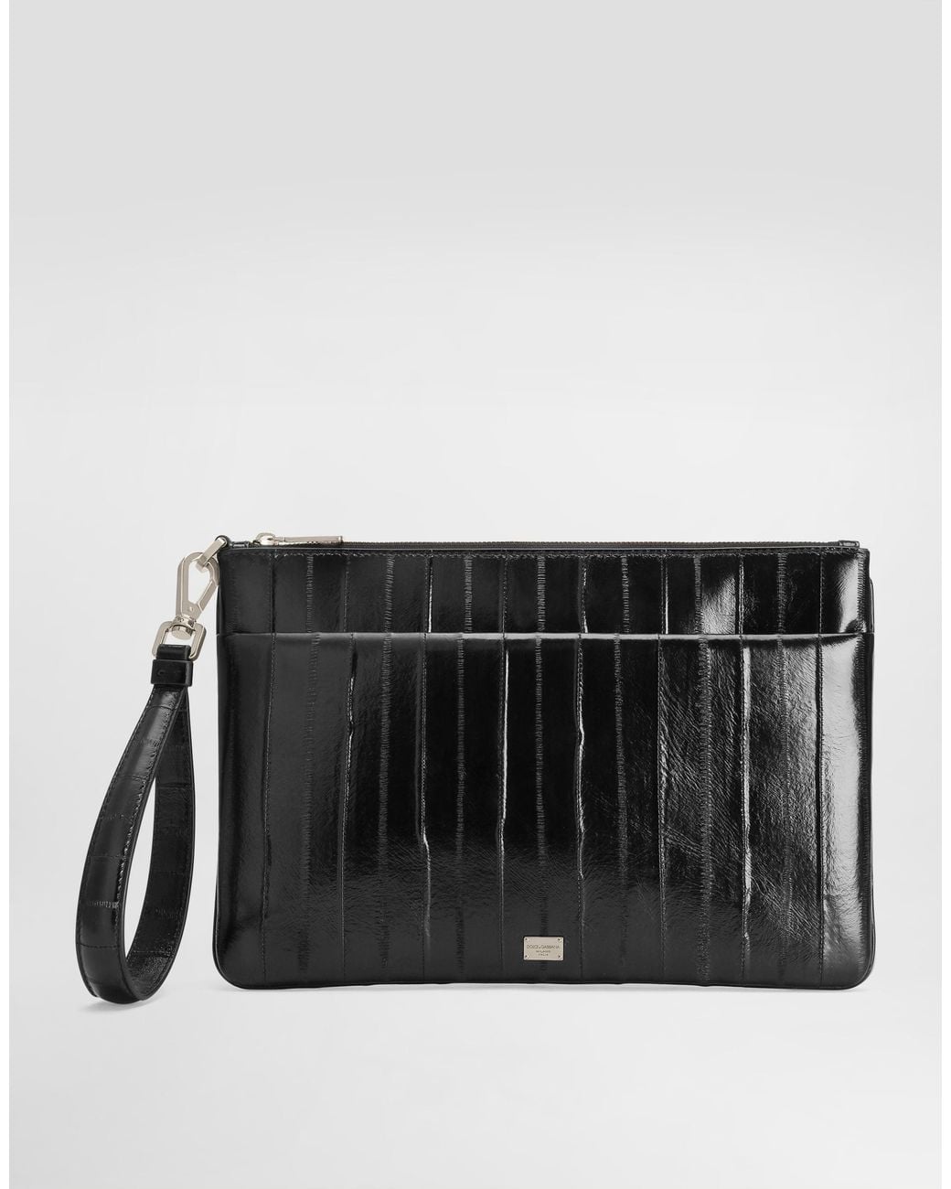 Dolce & Gabbana Black Eel Skin Necessaire for men