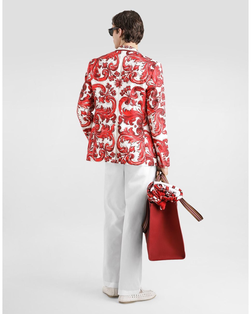 Dolce & Gabbana Red Giacca for men