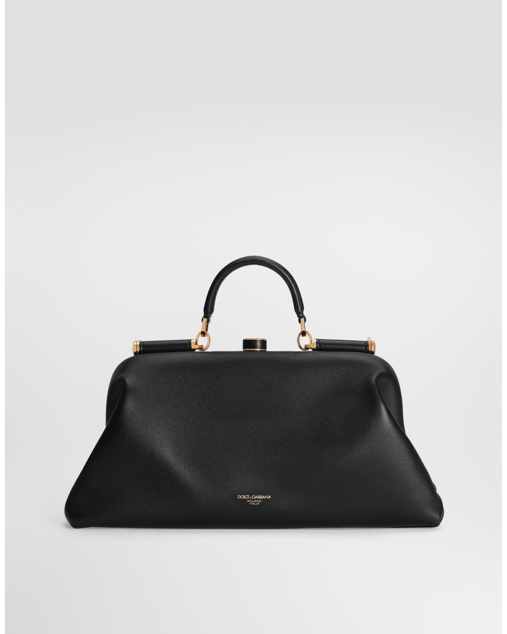 Dolce & Gabbana Black Large Grandma Handbag