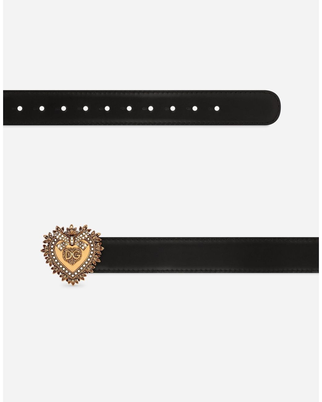 Dolce & Gabbana Black Devotion Belt