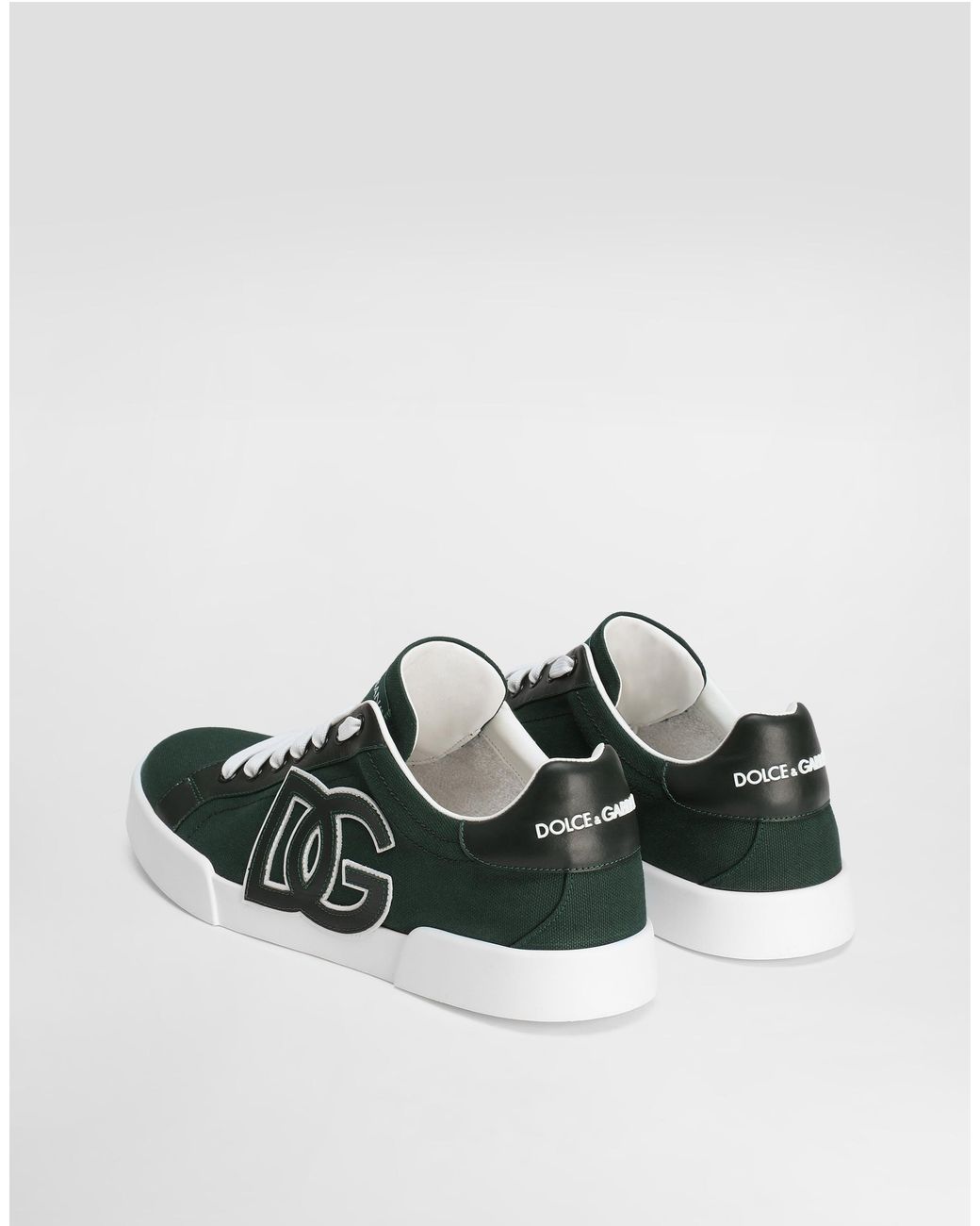 Dolce & Gabbana Green Portofino Light Strobel Sneakers for men