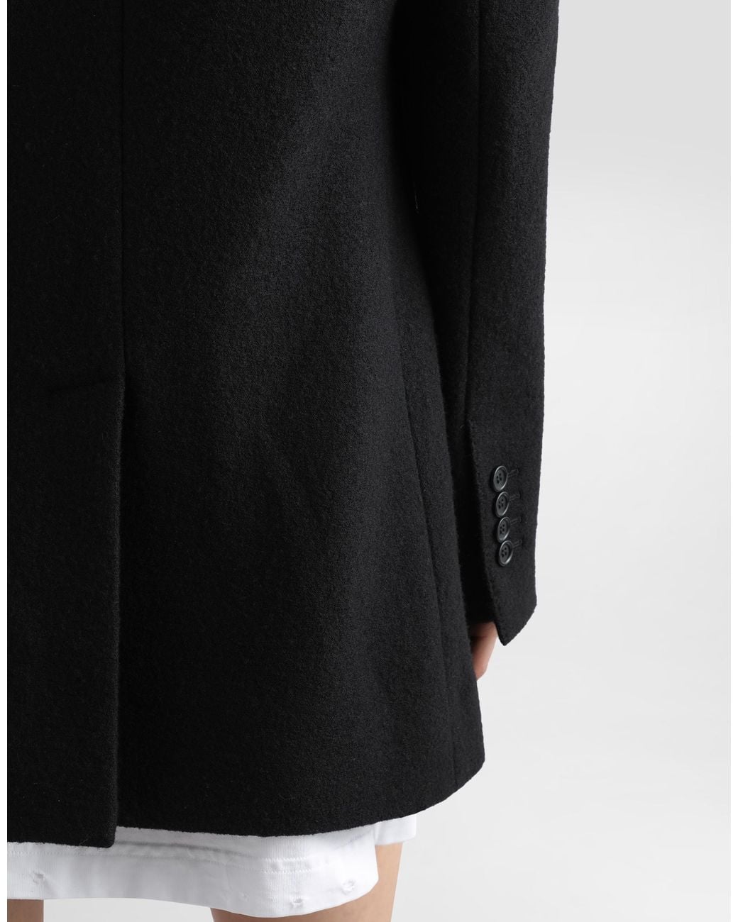 Dolce & Gabbana Black Wool Cloth Jacket