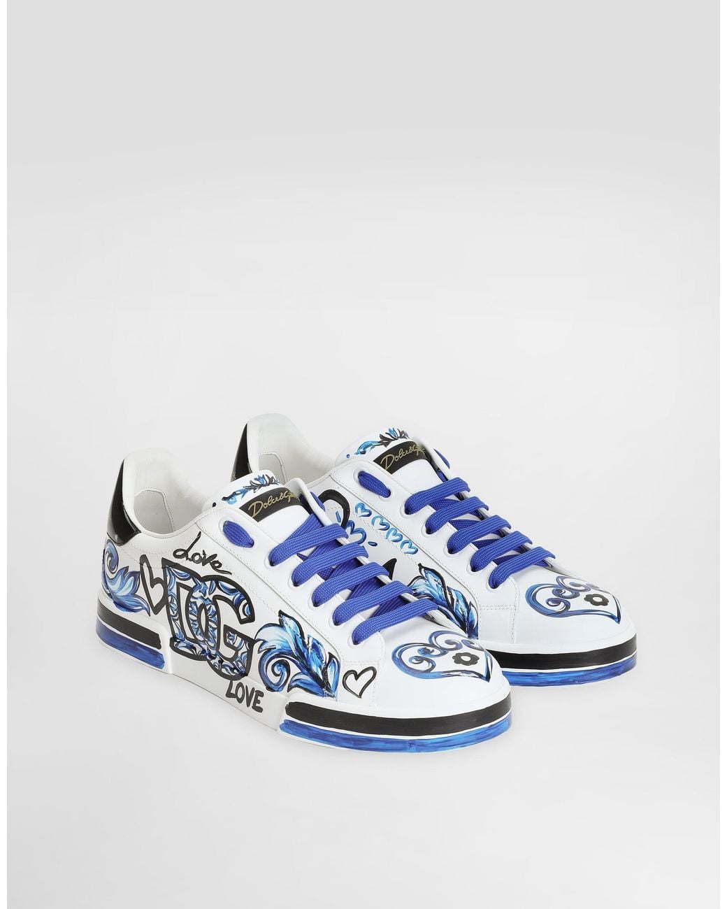 Dolce & Gabbana Blue Limited Edition Portofino Light Sneaker