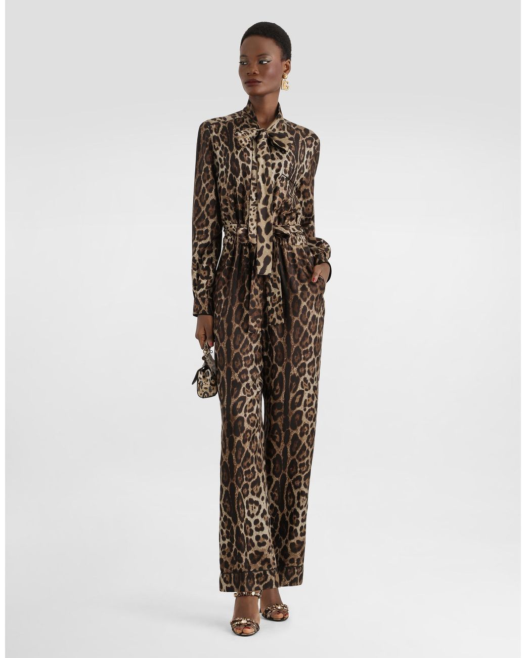 Dolce & Gabbana Multicolor Pajama Jumpsuit