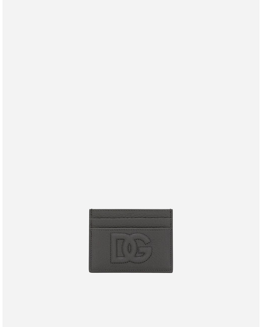 Dolce & Gabbana White Dg Logo Card Holder for men