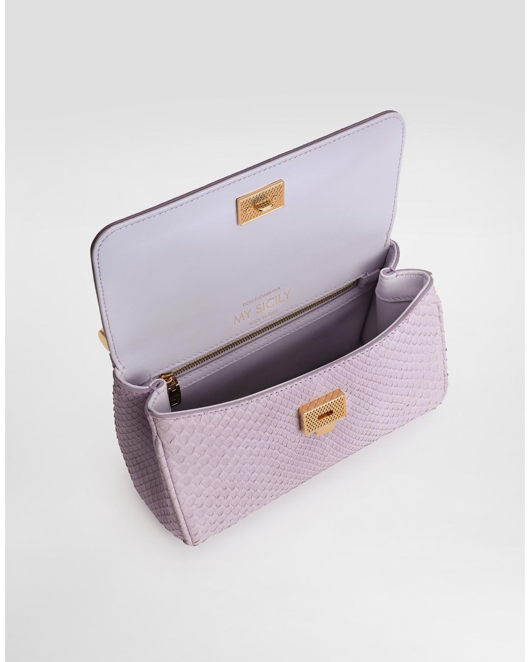 Dolce & Gabbana Purple Borsa A Mano