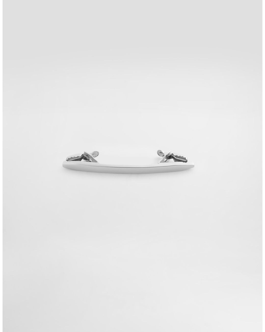 Dolce & Gabbana White Collar Pin With Logo for men