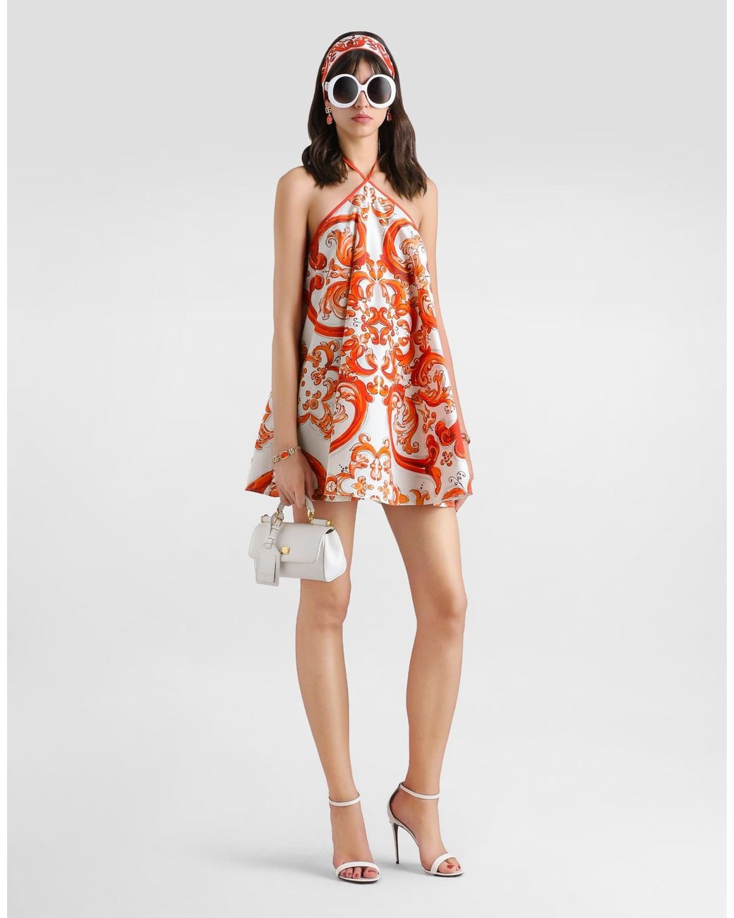 Dolce & Gabbana White Abito