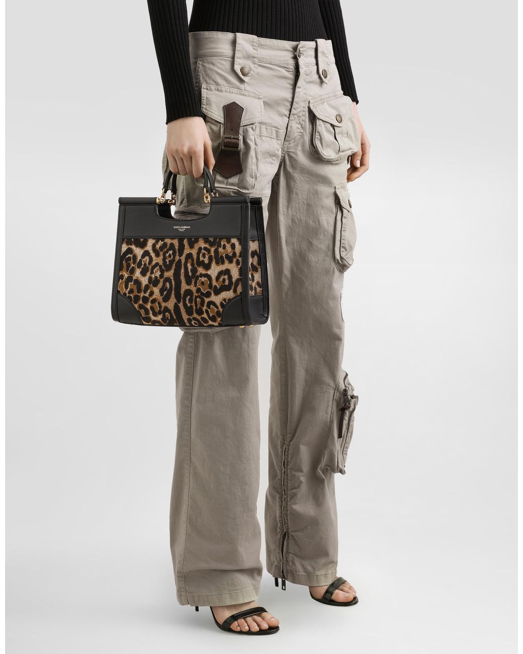 Dolce & Gabbana Multicolor Small Sicily Shopper