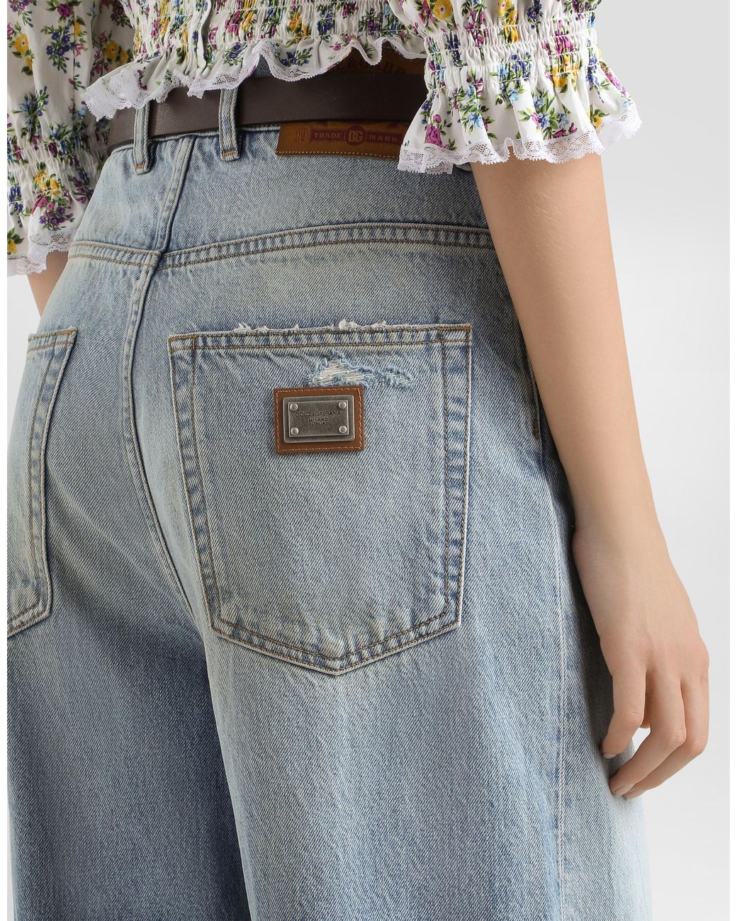 Dolce & Gabbana Blue 5-Pocket Denim Trousers