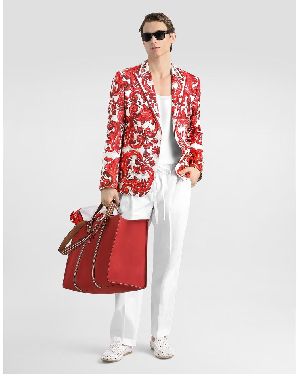 Dolce & Gabbana Red Giacca for men