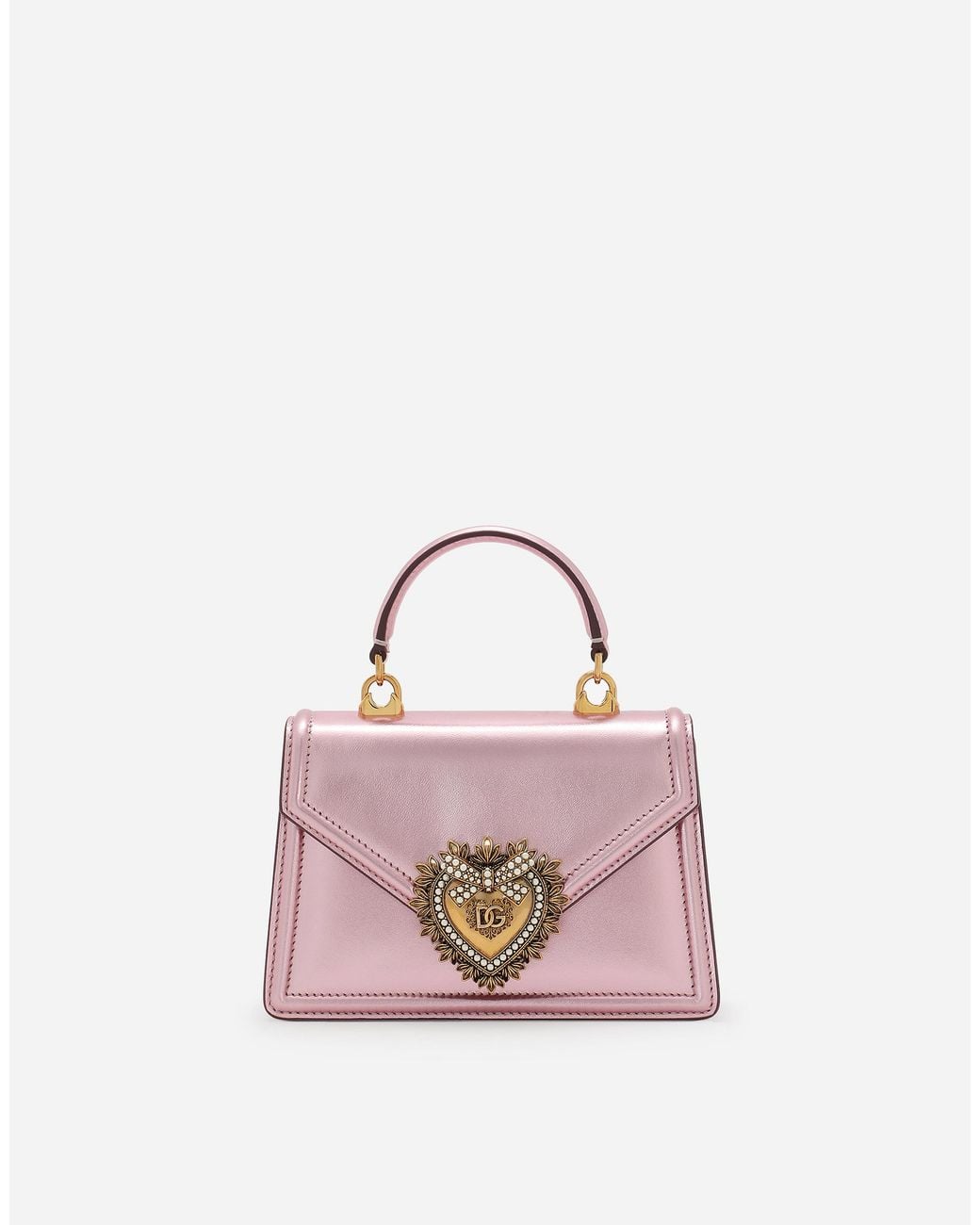Top Handle Devotion Piccola di Dolce & Gabbana in Pink