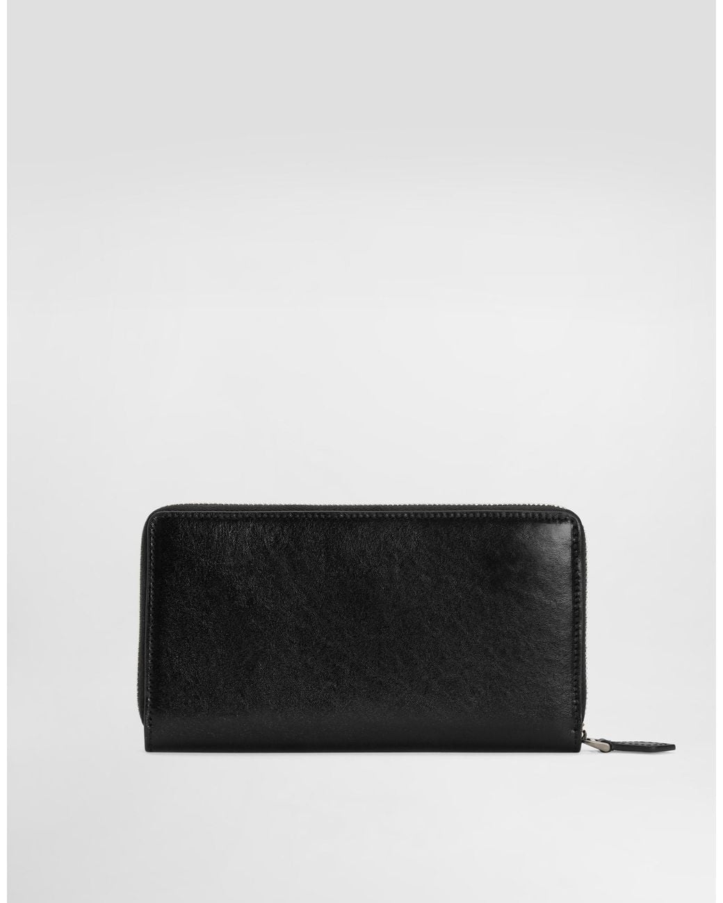 Dolce & Gabbana Black Tempesta Calfskin Wallet for men