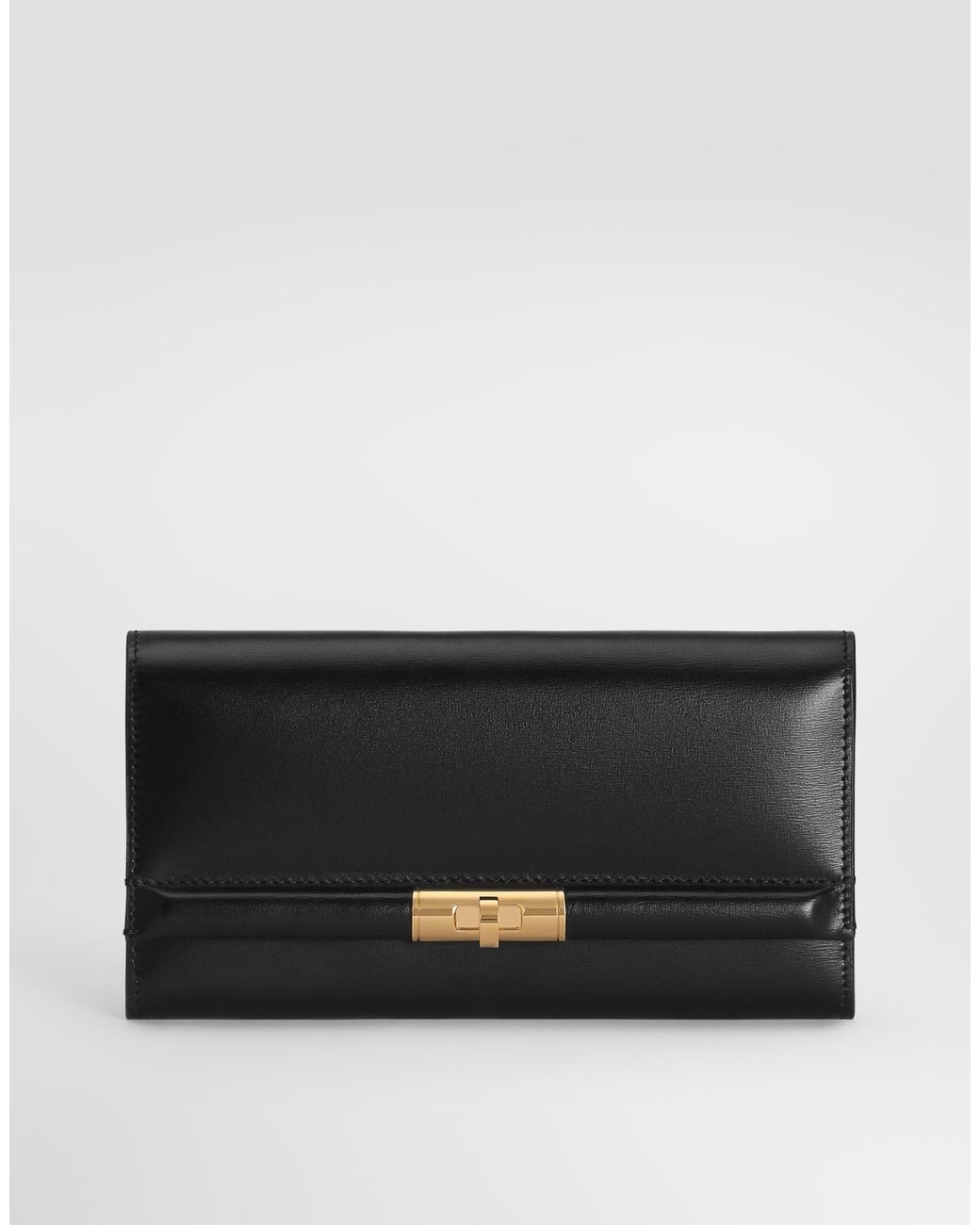 Dolce & Gabbana Black P.Foglio French Flap
