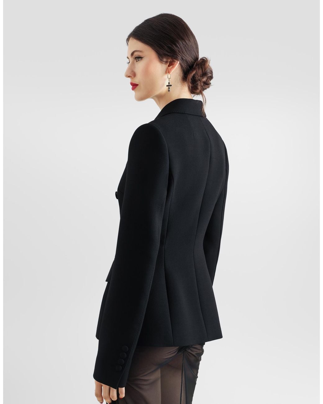 Dolce & Gabbana Black Double-Breasted Jacket