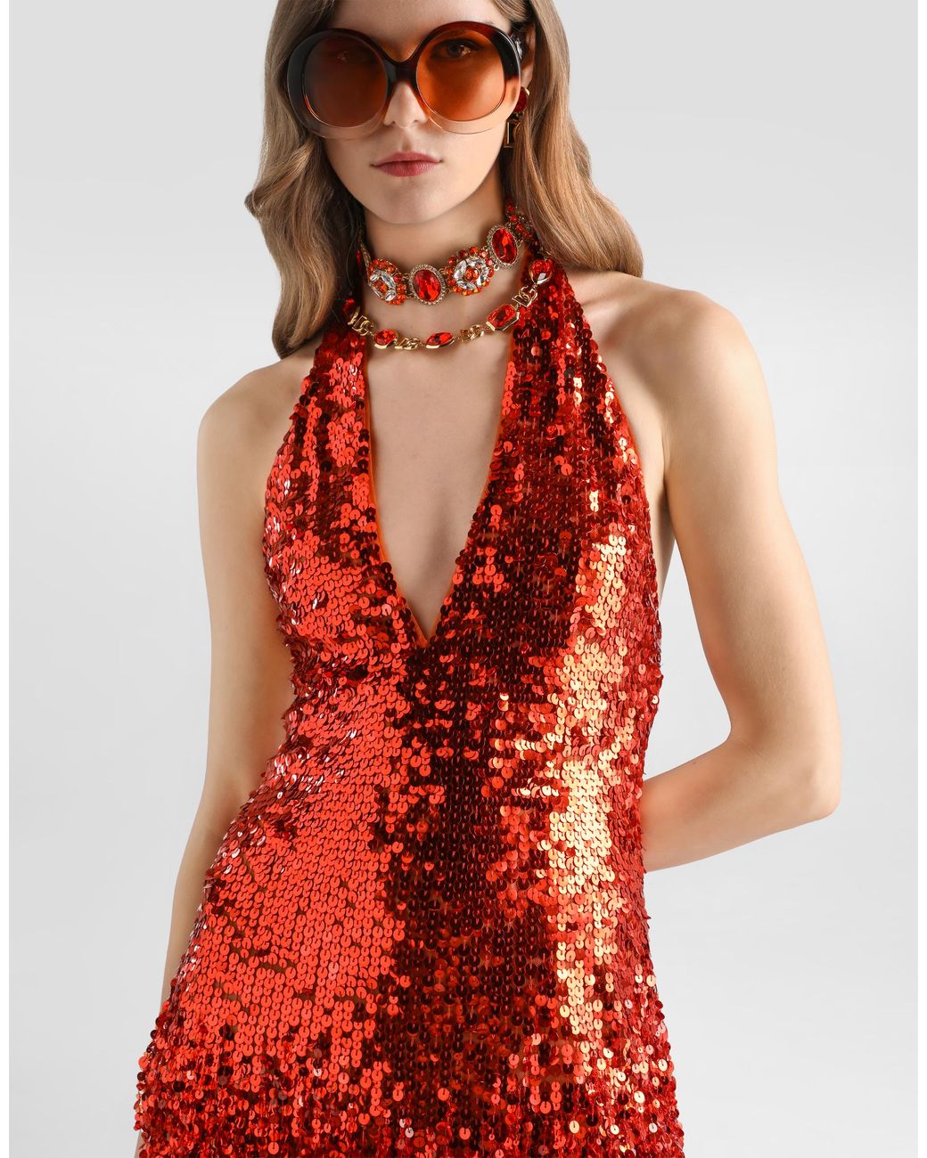 Dolce & Gabbana Red Abito