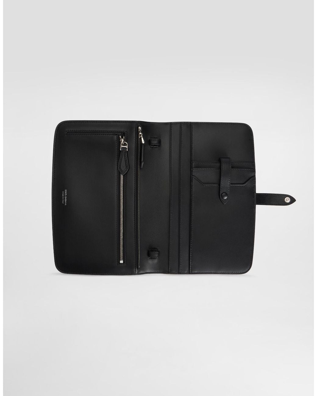 Dolce & Gabbana Black Calfskin Clutch Bag for men
