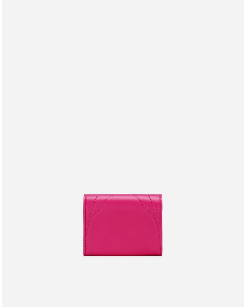 Dolce & Gabbana Pink Small Devotion Leather Wallet
