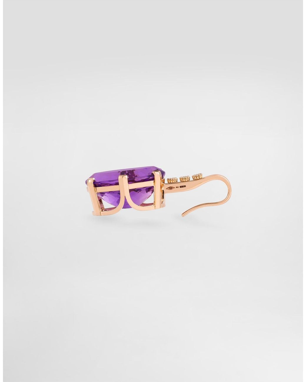 Dolce & Gabbana Purple Anna Earrings