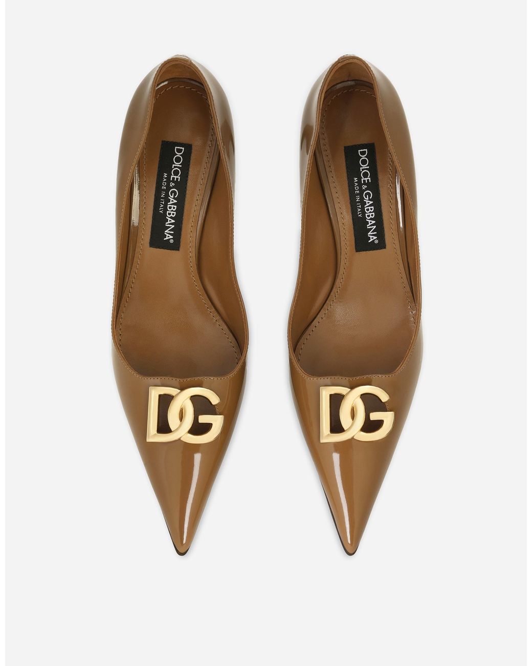 Dolce & Gabbana パンプス カーフスキン ナチュラル | Lyst