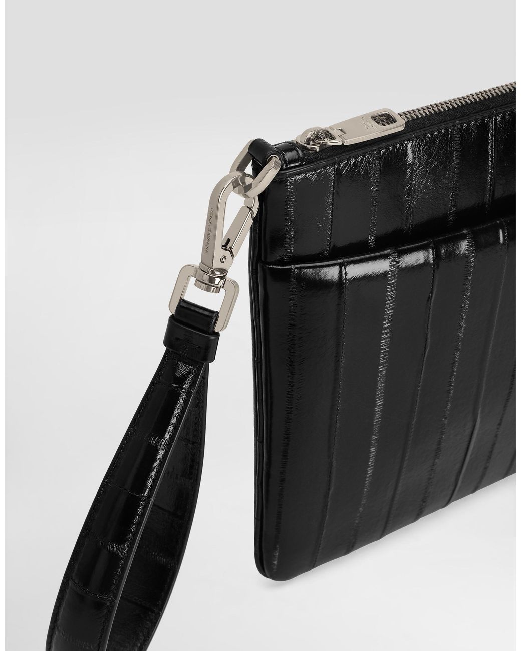 Dolce & Gabbana Black Eel Skin Necessaire for men