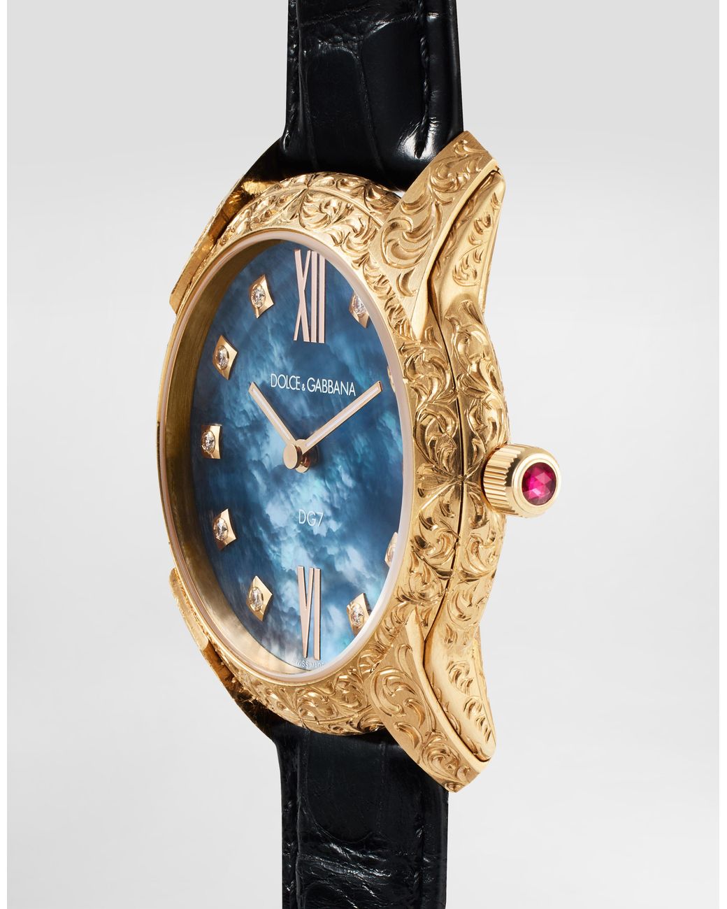 Dolce & Gabbana Blue Dg7 Gattopardo Watch