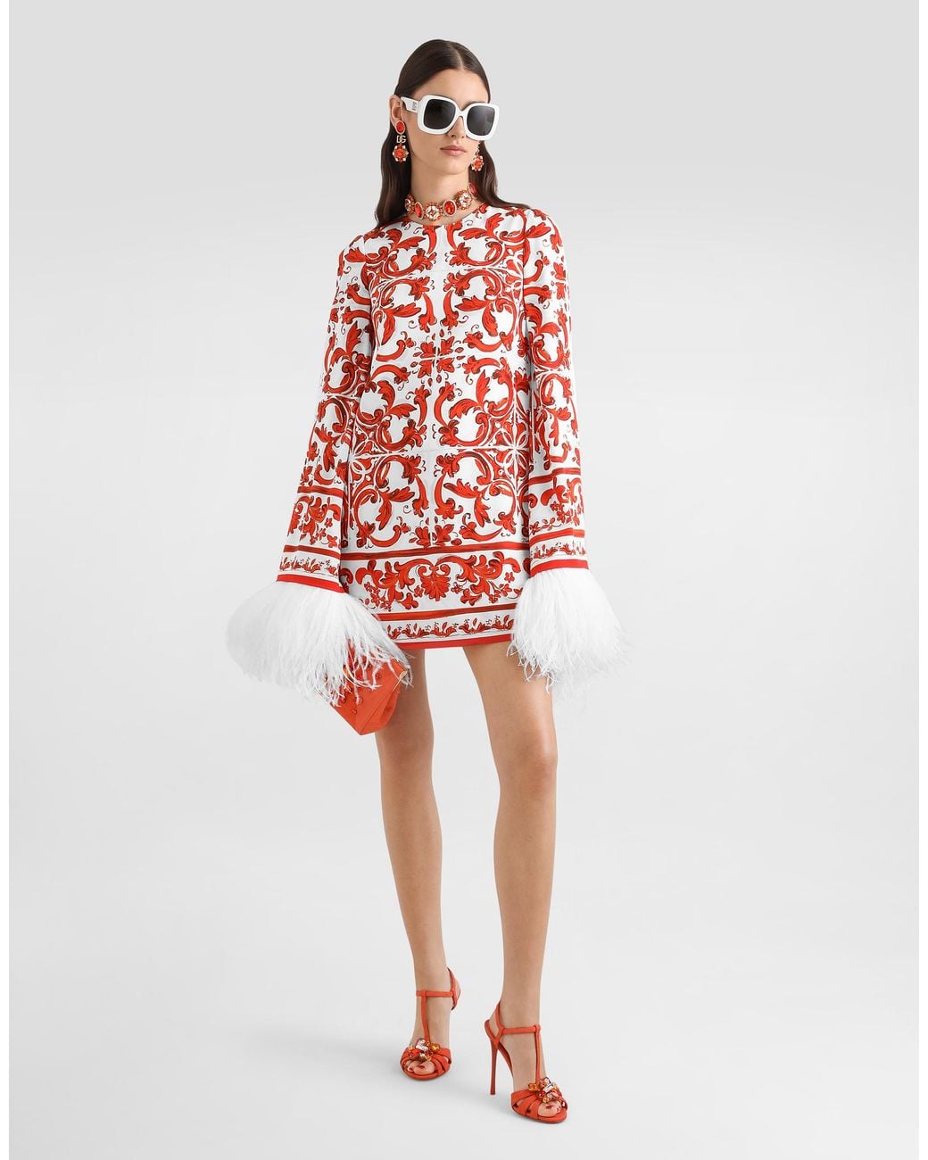 Dolce & Gabbana Red Abito