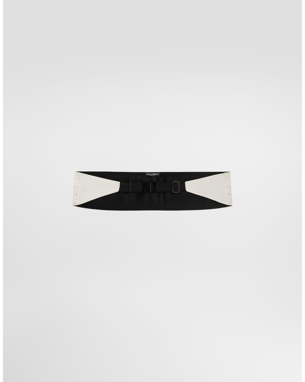 Dolce & Gabbana White Satin Cummerbund for men