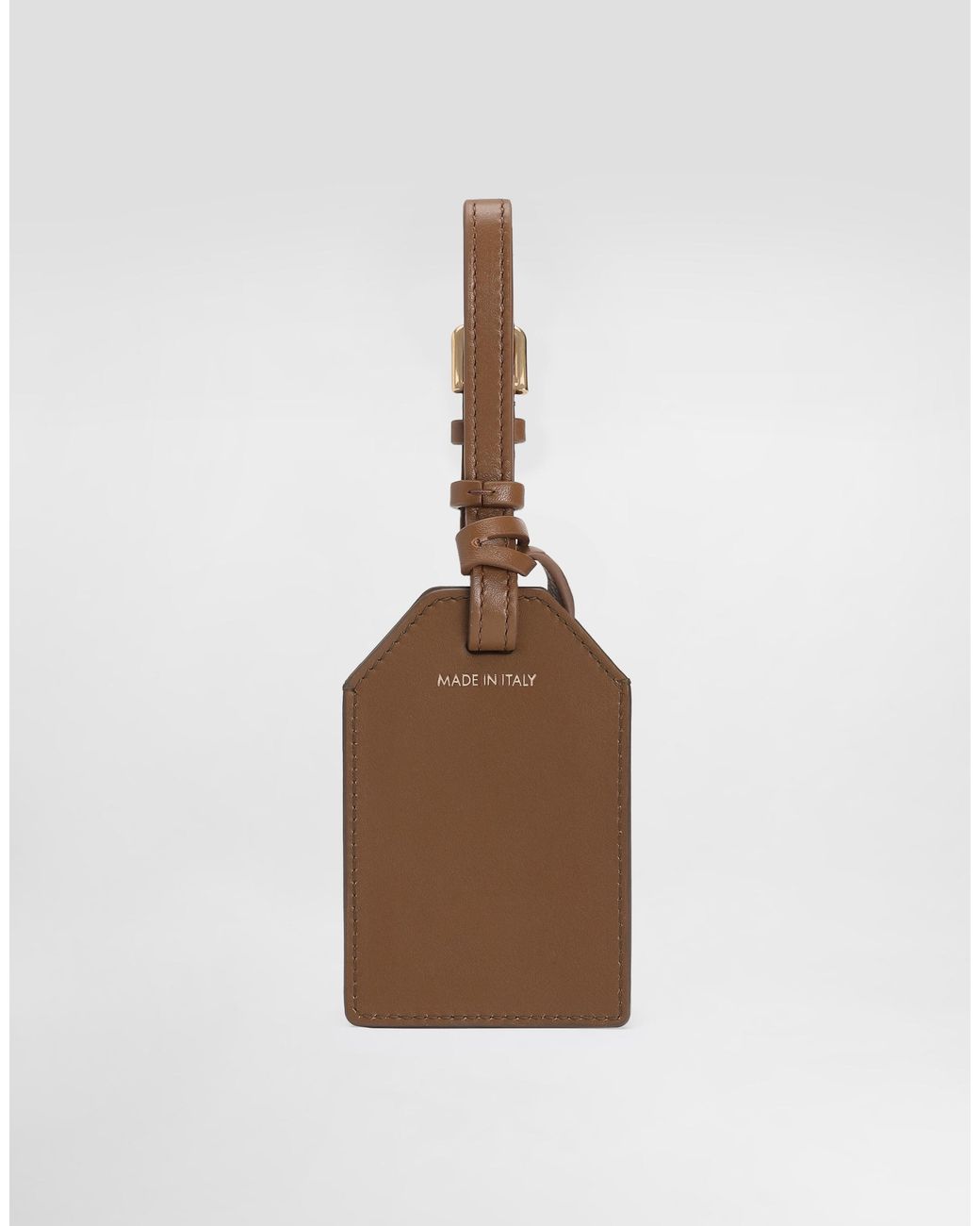 Dolce & Gabbana White Calfskin Keychain