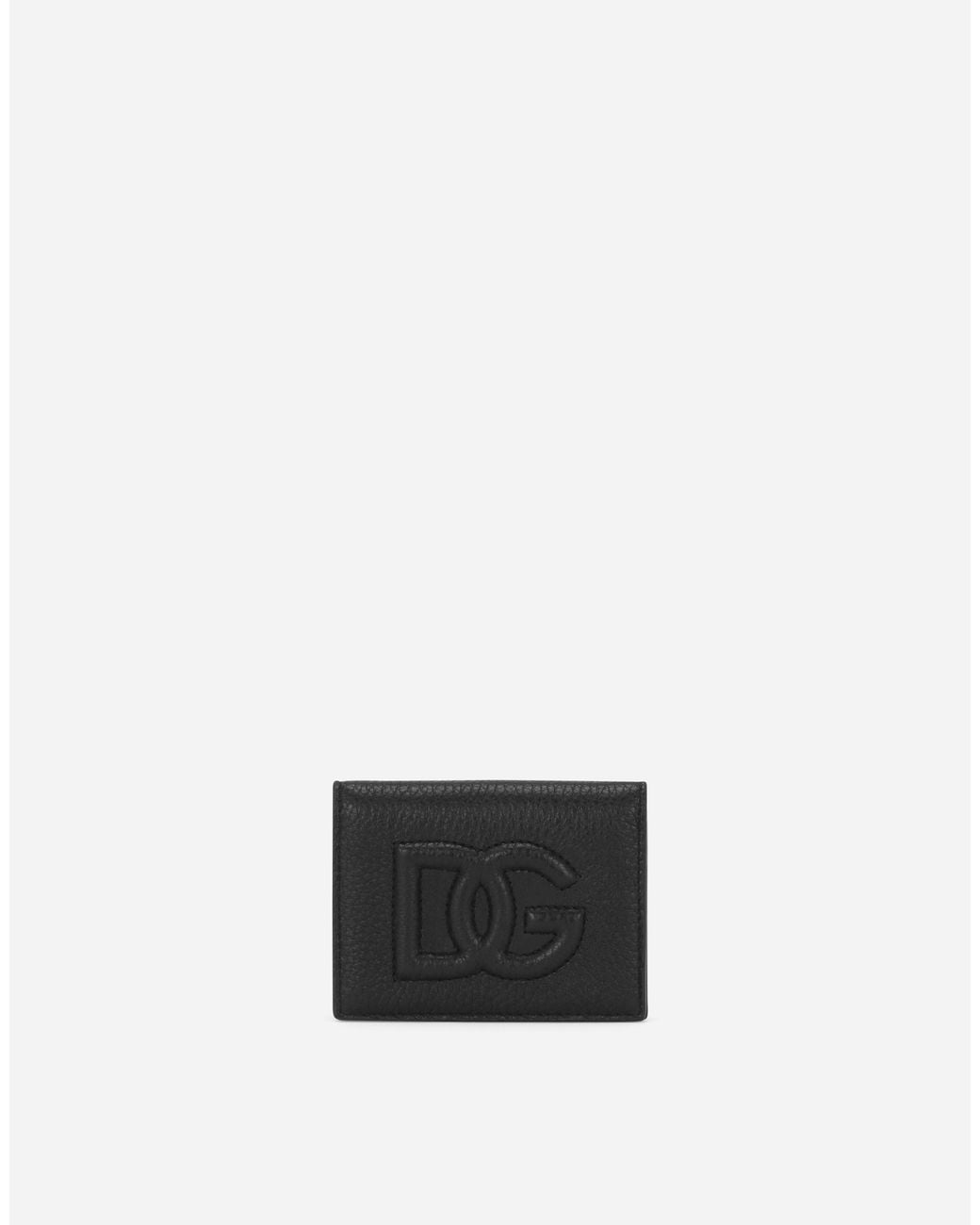 Dolce & Gabbana Black Dg Logo Card Holder for men
