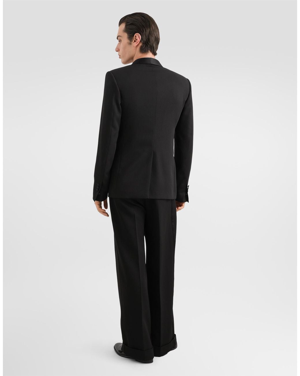 Dolce & Gabbana Black Double-Breasted Tuxedo Jacket for men