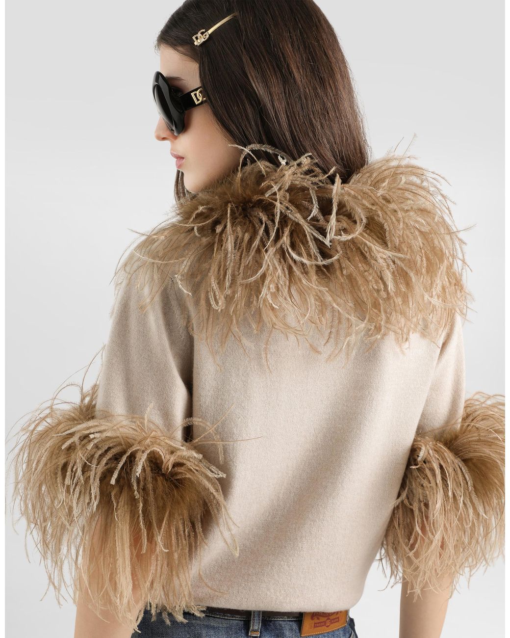 Dolce & Gabbana Natural Cashmere Pullover