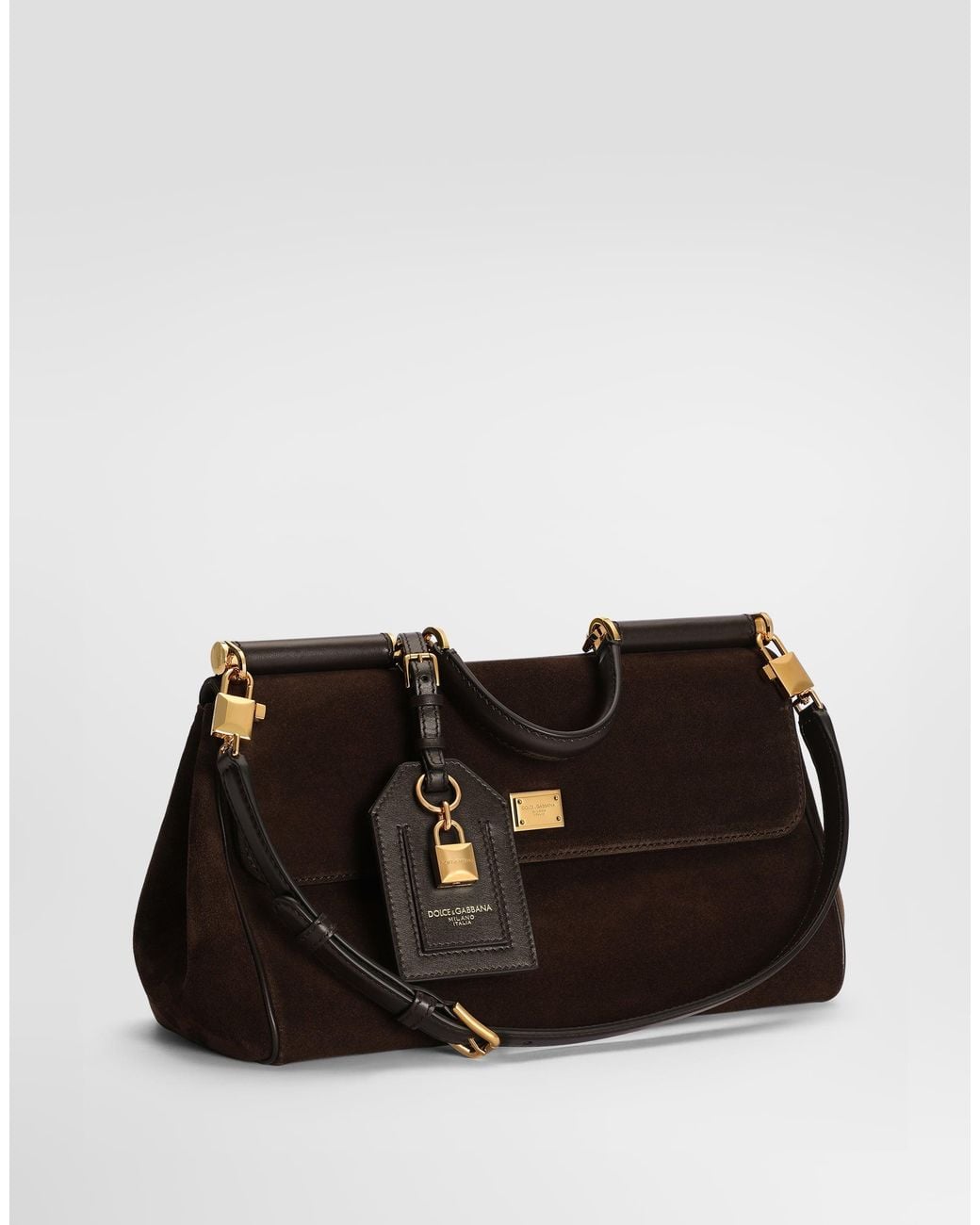 Dolce & Gabbana Black Medium My Sicily Handbag