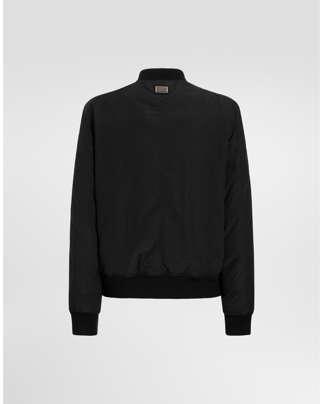 Dolce & Gabbana Black Padded Bomber Jacket for men