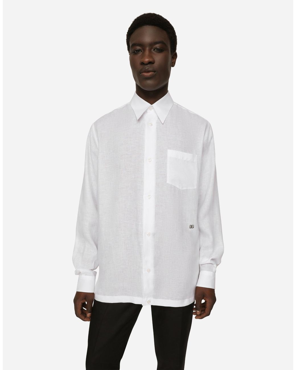 Dolce & Gabbana White Camicia for men