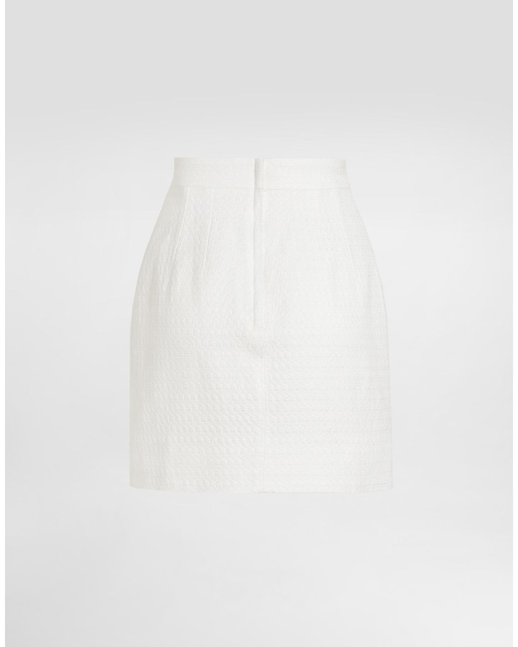 Dolce & Gabbana White Miniskirt